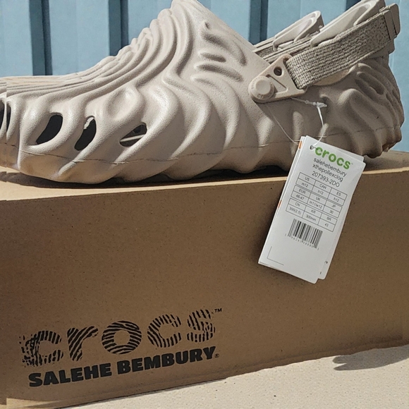 Crocs - Clog Pollex x Salehe Bembury Mens Size 12m (Horchata) - Picture 8 of 8